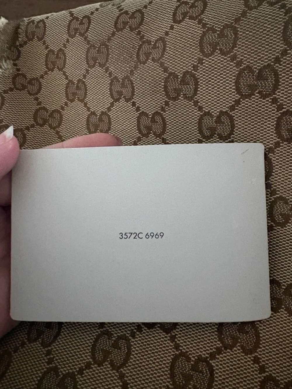 Gucci Beige Brown GG Canvas Shoulder Hobo with Dark Brown Leather Trim - Picture 12 of 12